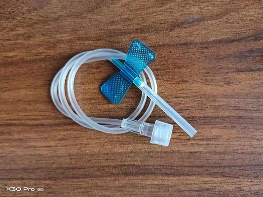 使い捨て可能なSteriledの紫色24のゲージの蝶針の血液検査の蝶針