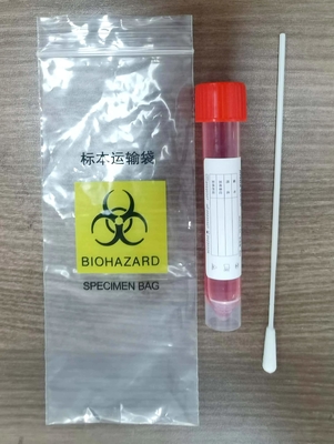 Covid-19ウイルスの見本抽出のキット5ml-10mlの標本コレクションの管によって群がらせる綿棒