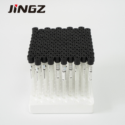 1.6ml Esrの血の引くことの管の黒の上の血のコレクションの管の単一の使用