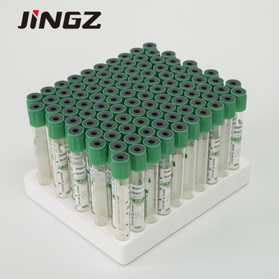 単一の使用2ml-10ml深緑色のリチウム ヘパリンの管の血液サンプルのコレクションのびん