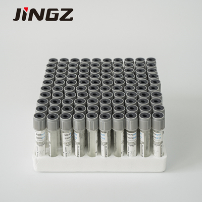 血のコレクションの管の抗凝固薬13*75mmの2mlペット灰色のフッ化ナトリウム