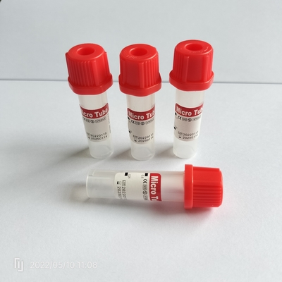 添加物なし 赤のミニチューブ 0.5ml 小児用血液採集チューブ