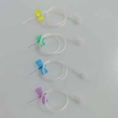使い捨て可能なSteriledの紫色24のゲージの蝶針の血液検査の蝶針