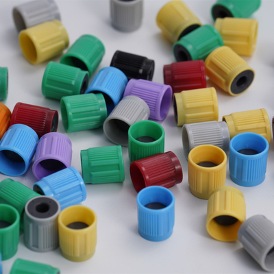 着色されたVacuumの血のコレクションの管は13mm 16mmの管の帽子を分ける
