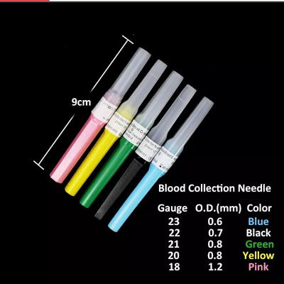 多数のサンプルのための青いSteriledのペンのタイプ血のコレクションの針23G