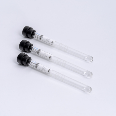 1.6ml Esrの血の引くことの管の黒の上の血のコレクションの管の単一の使用