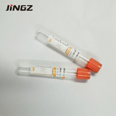 オレンジまたはレッドキャップ 血栓活性化剤のプロ凝固管 4ml 5ml 6ml 血液検査管