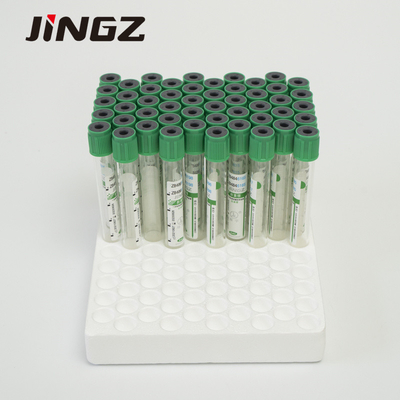 13*75mmの緑の上のリチウム ヘパリンの管生化学的なテストのための4つのMlの血の管