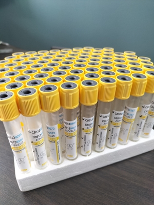JINGZ 医療真空血液採集管 2-10ml ゲル血栓活性化管 黄色トップ