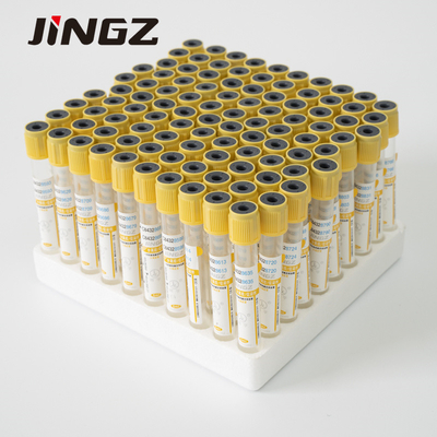 医療用真空血液採集管 2-10ml ゲル管 黄色い上部