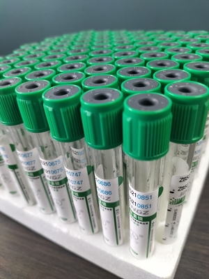 グリーンキャップ 2ml-10ml ナトリウムヘパリンチューブ 医療用血液採取用試験管