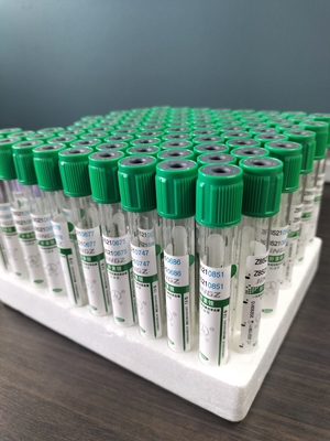 グリーンキャップ 2ml-10ml ナトリウムヘパリンチューブ 医療用血液採取用試験管