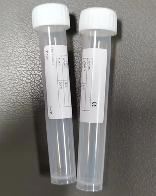 ホワイトキャップ平面試験管 10ml 16*100mm 実験用サンプル輸送用