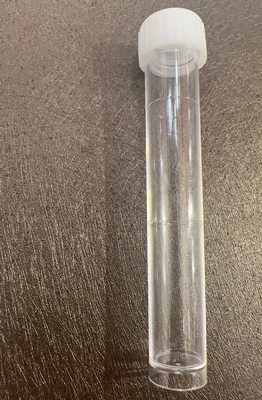 ホワイトキャップ平面試験管 10ml 16*100mm 実験用サンプル輸送用