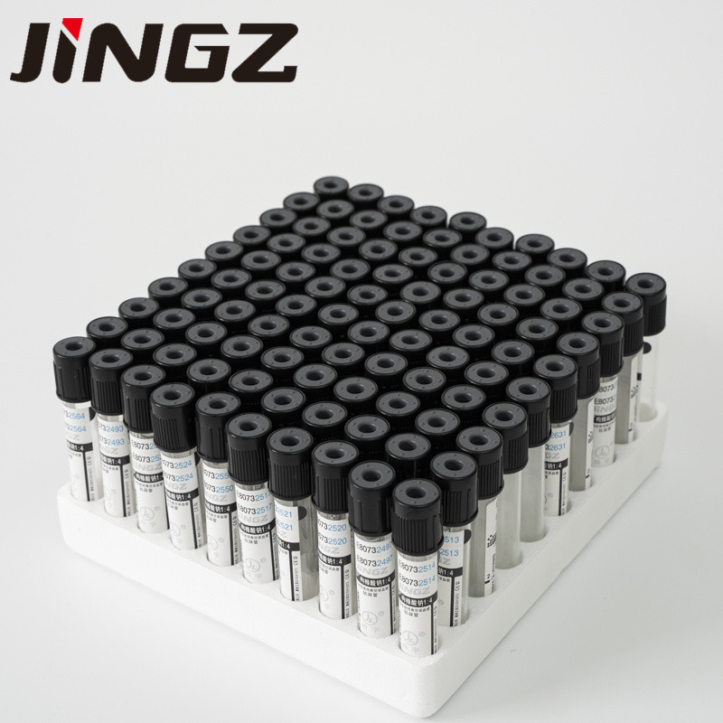 ブラックキャップ 1.6ml 1.28ml ナトリウムシトラート 3.8% ESRチューブ 血液検査チューブ