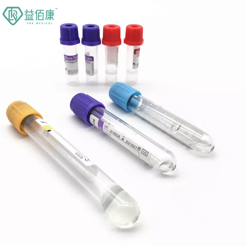 医療用 非真空マイクロ血液採集チューブ 0.25ml 0.5ml 1ml EDTA K2K3 / ジェルチューブ